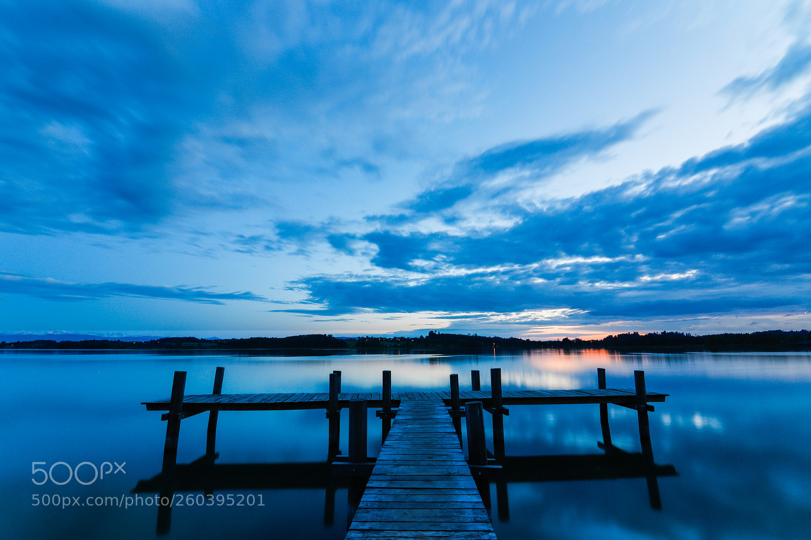 Canon EOS 6D Mark II sample photo. Pier at blue hour photography