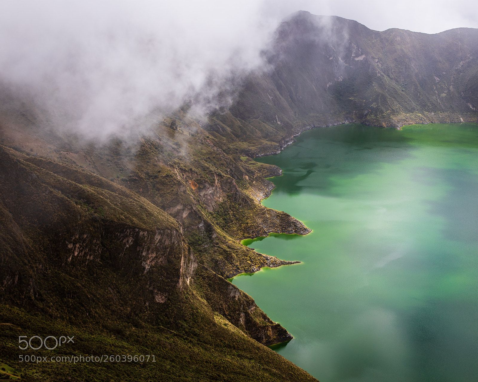 Canon EOS 6D Mark II sample photo. Lake quilotoa, ecuador photography