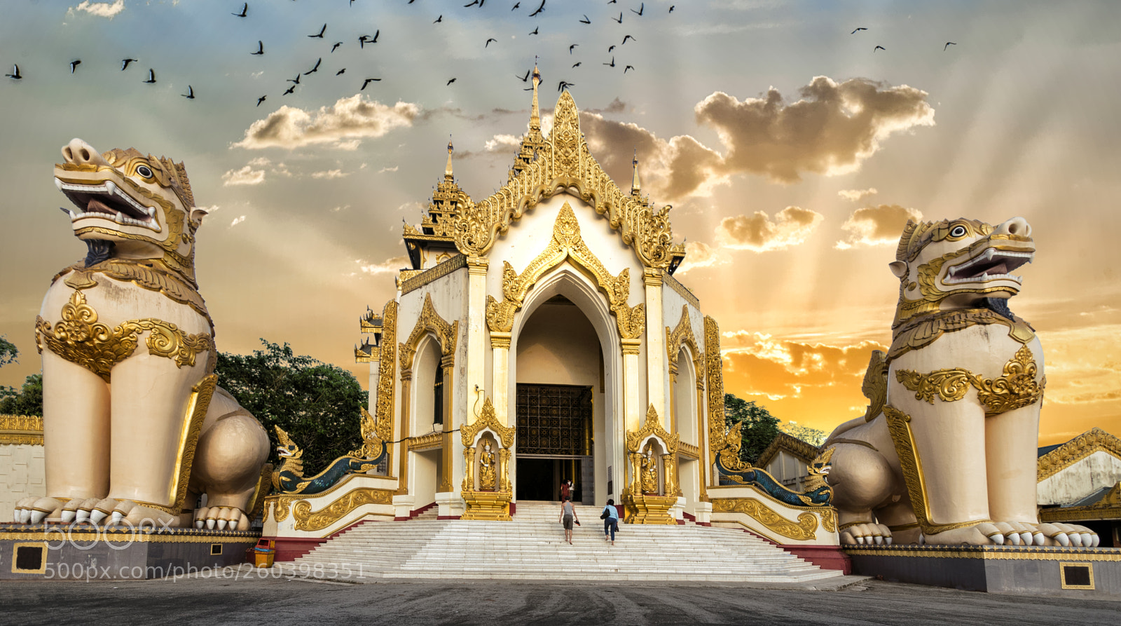 Pentax K-5 sample photo. Shwedagon pagoda photography