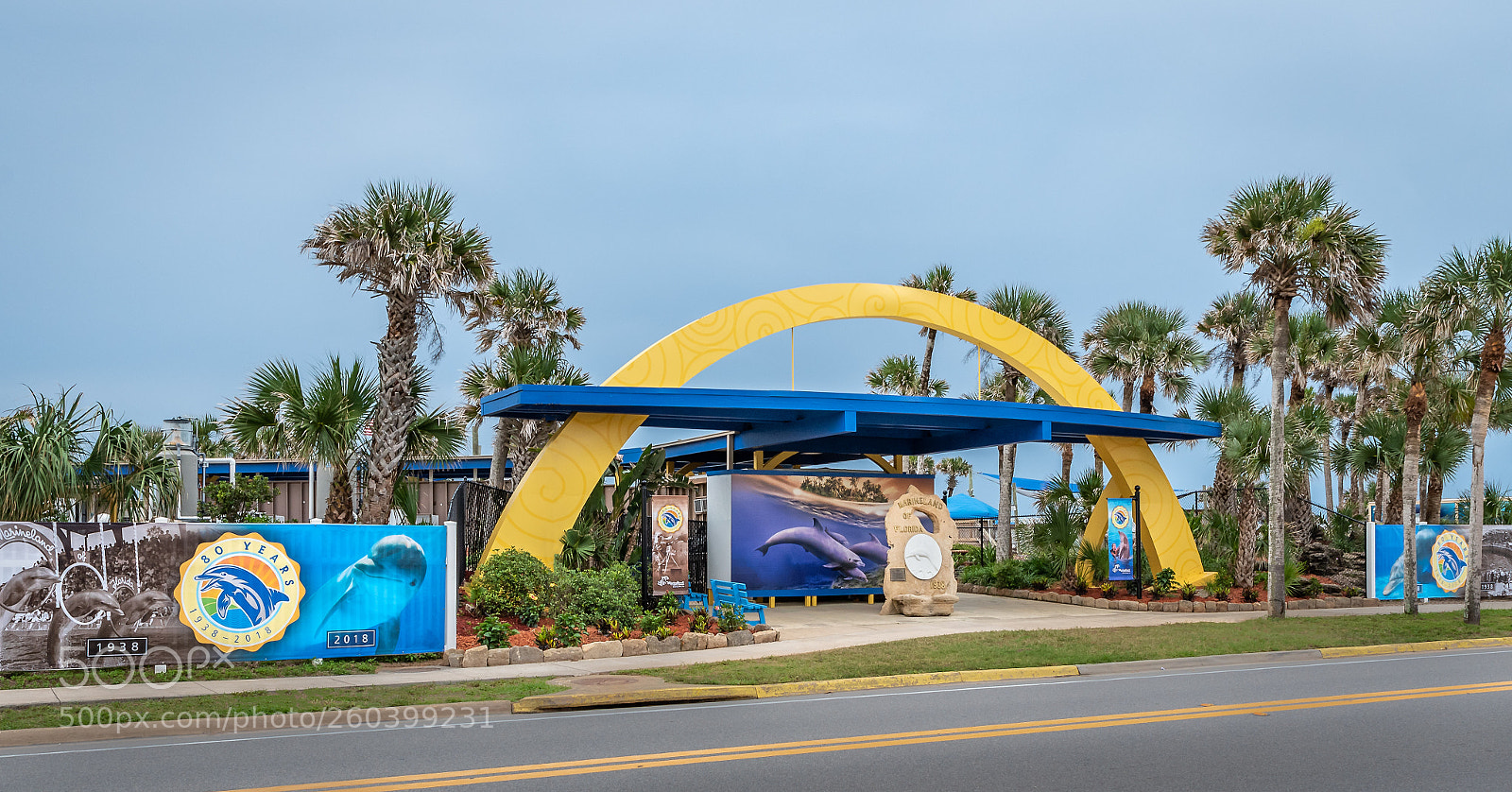 Nikon D750 sample photo. Marineland arch photography