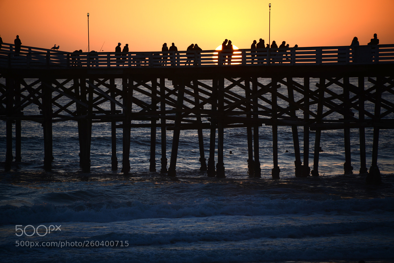Nikon D610 sample photo. Pier couple photography
