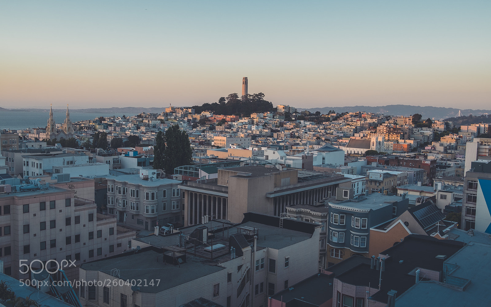 Fujifilm X-T2 sample photo. San francisco rooftop sunset photography