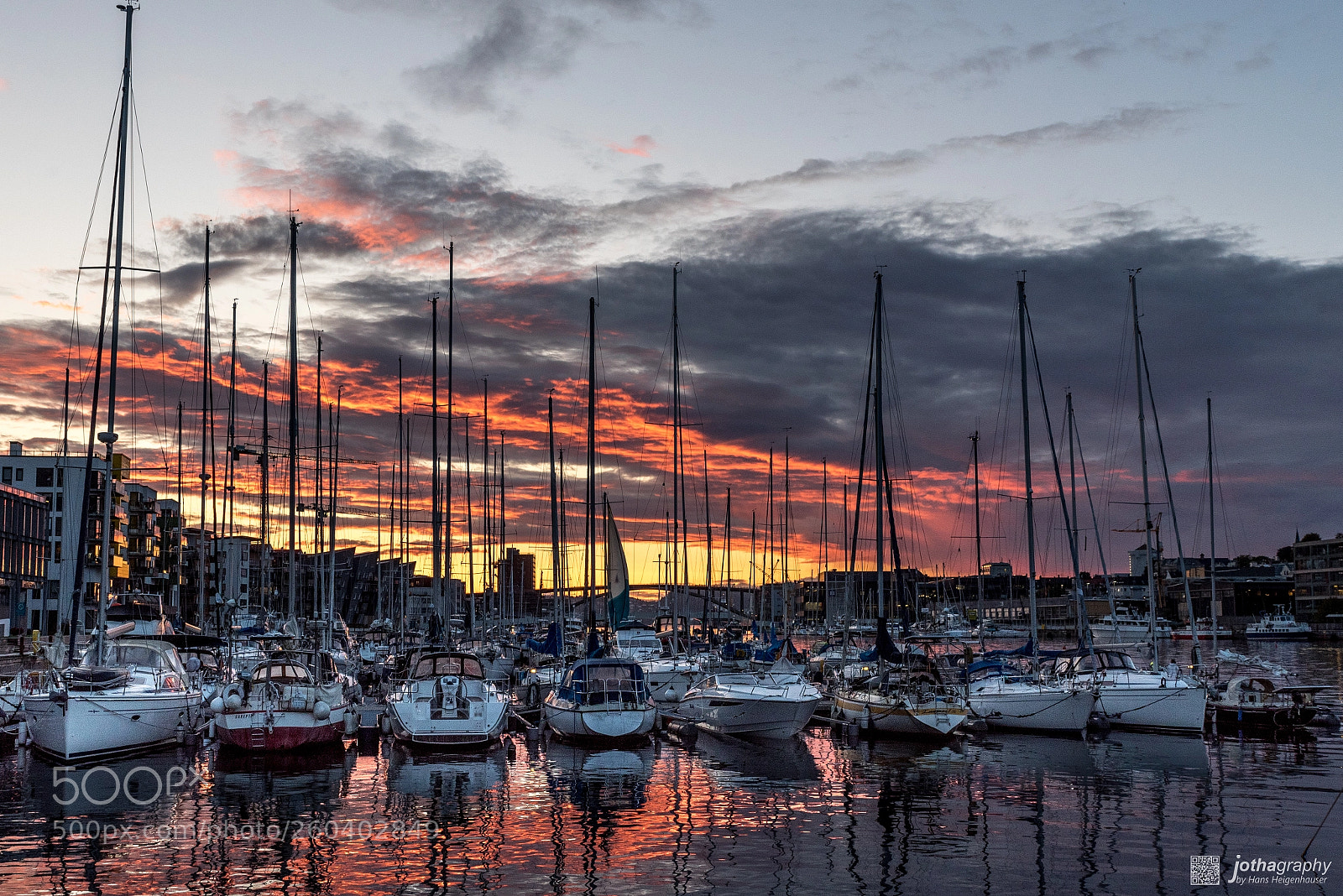Nikon D750 sample photo. Sunset at rhe harbour photography