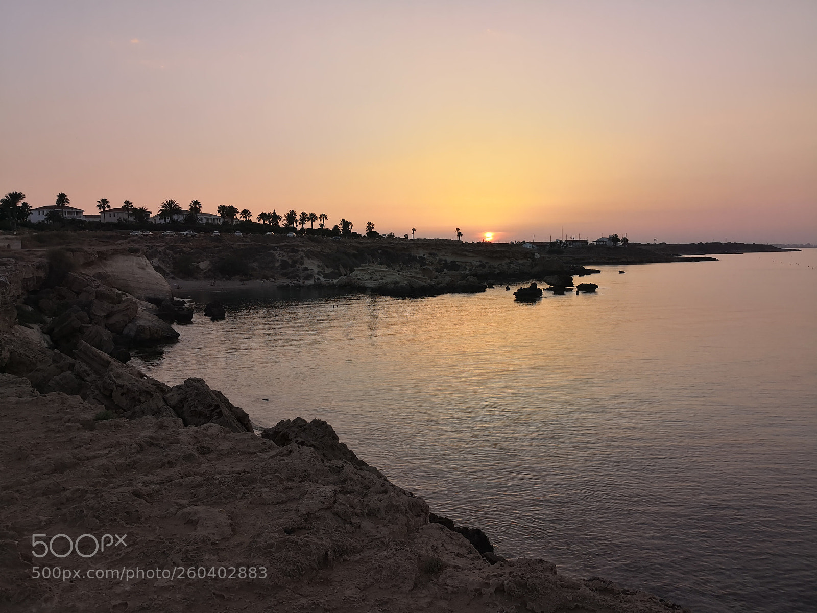 HUAWEI Mate 10 Pro sample photo. Sunset in cyprus photography