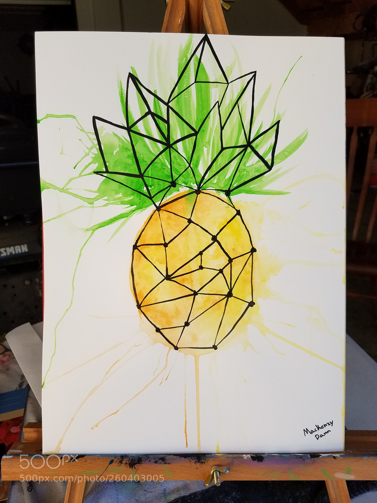 Samsung Galaxy S7 sample photo. Wet pinapple photography
