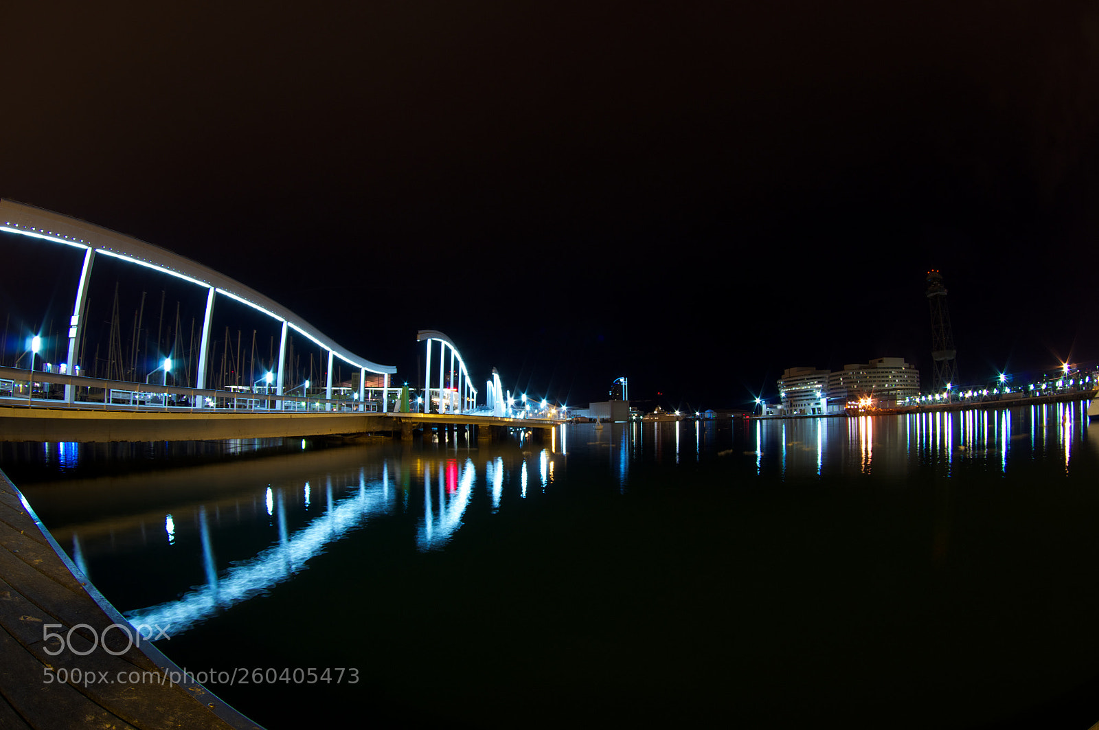 Pentax K-r sample photo. Marina by night photography