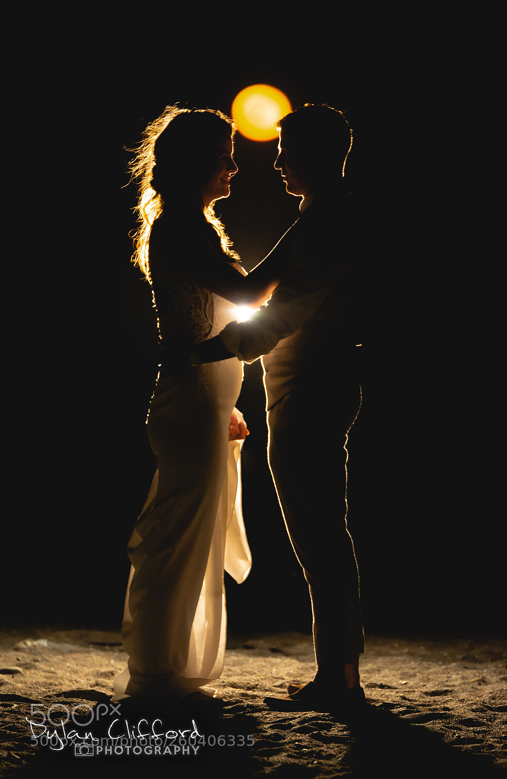 Nikon D7100 sample photo. Red moon wedding photography