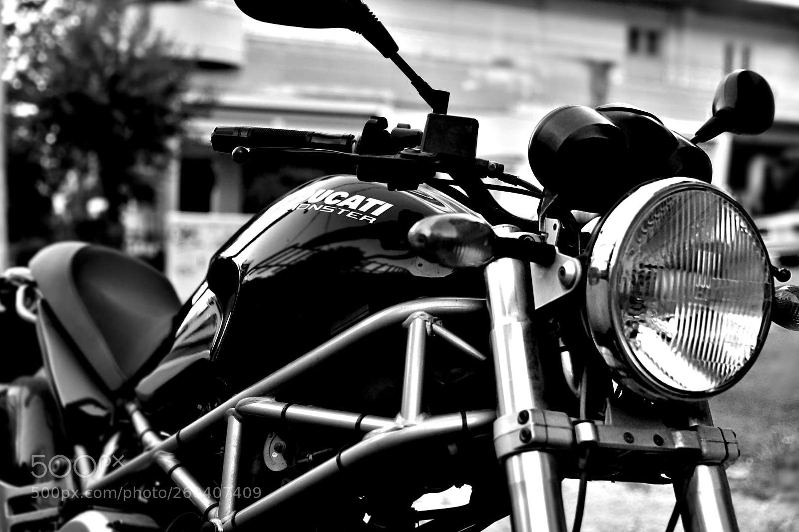 Nikon D750 sample photo. Ducati monster photography