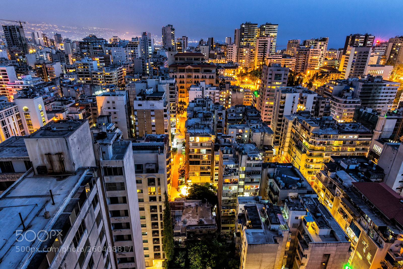 Canon EOS 700D (EOS Rebel T5i / EOS Kiss X7i) sample photo. Dusk over beirut photography