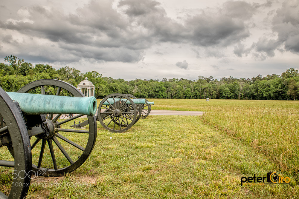 Canon EOS 5D Mark IV sample photo. Civil war canons at photography