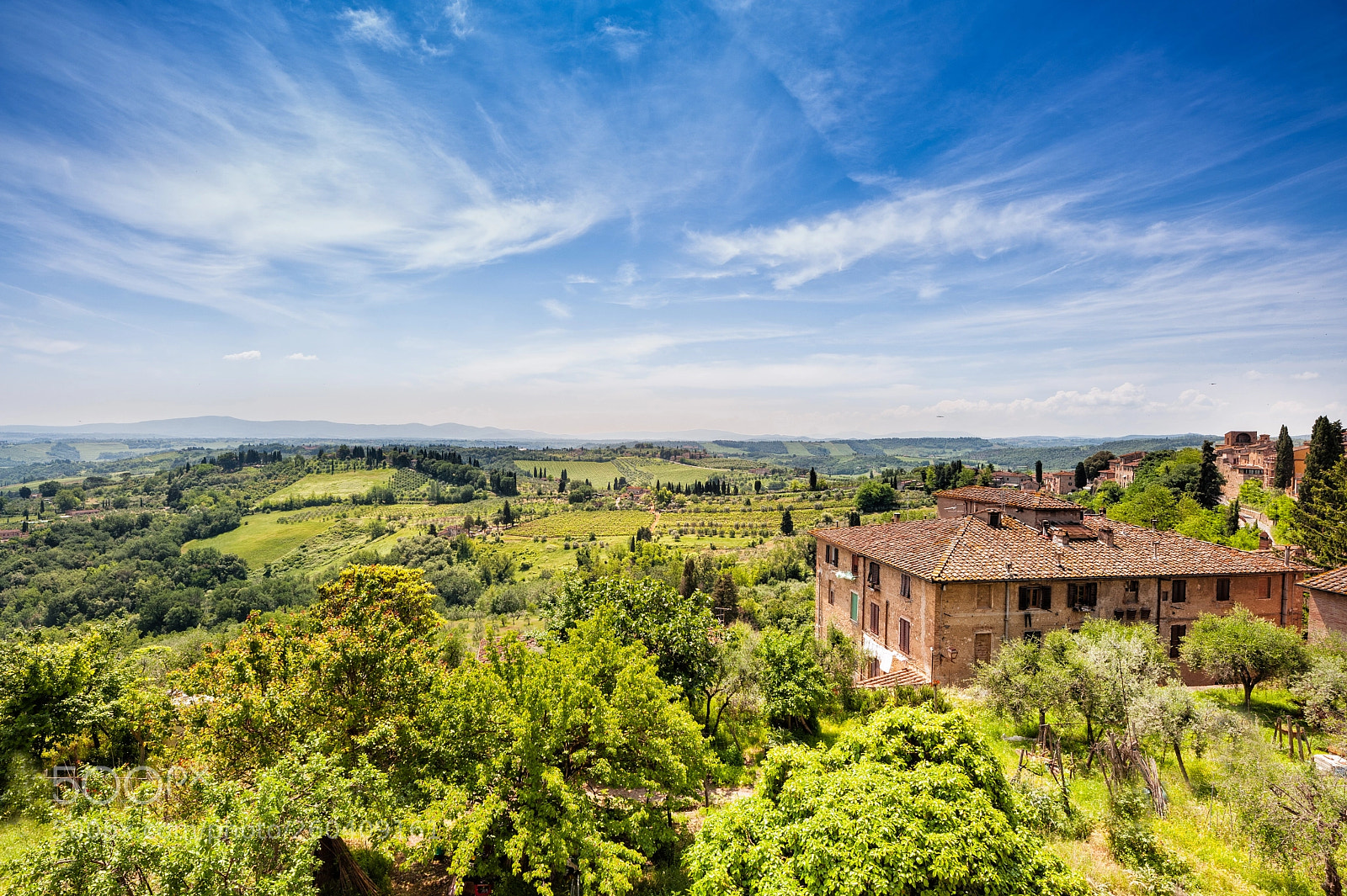 Nikon D700 sample photo. Tuscany at noon photography