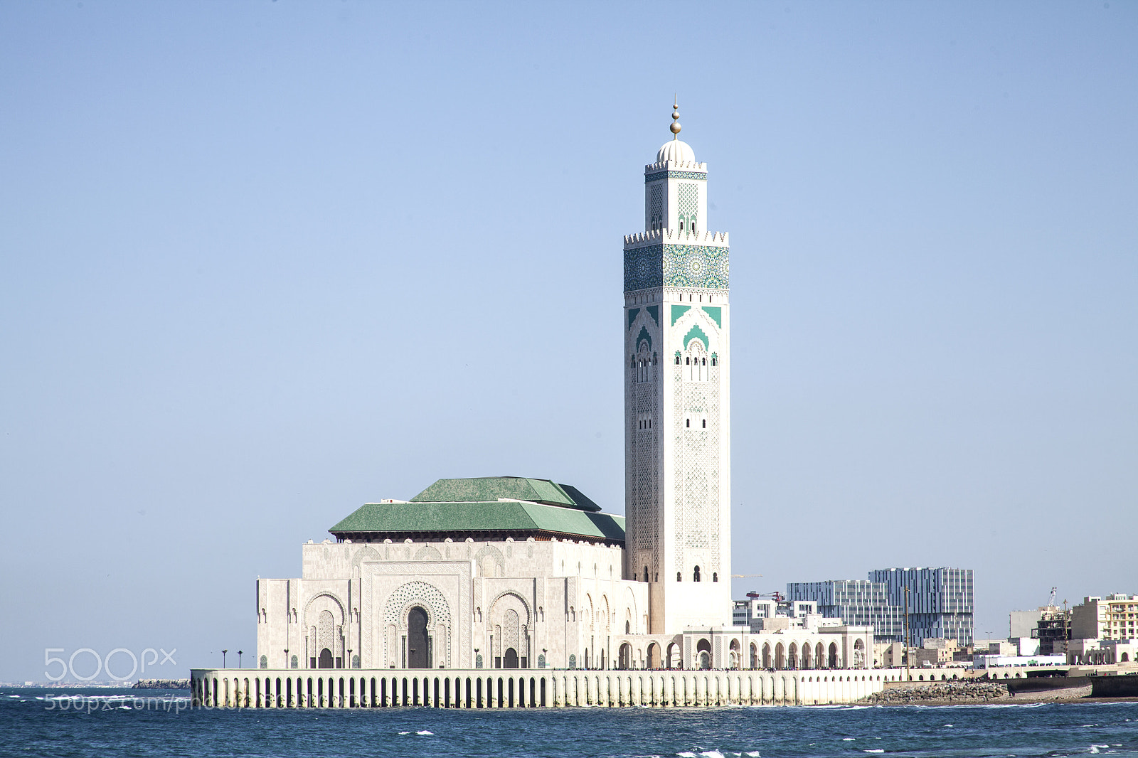 Canon EOS 5D Mark II sample photo. Hassan ii mosque photography