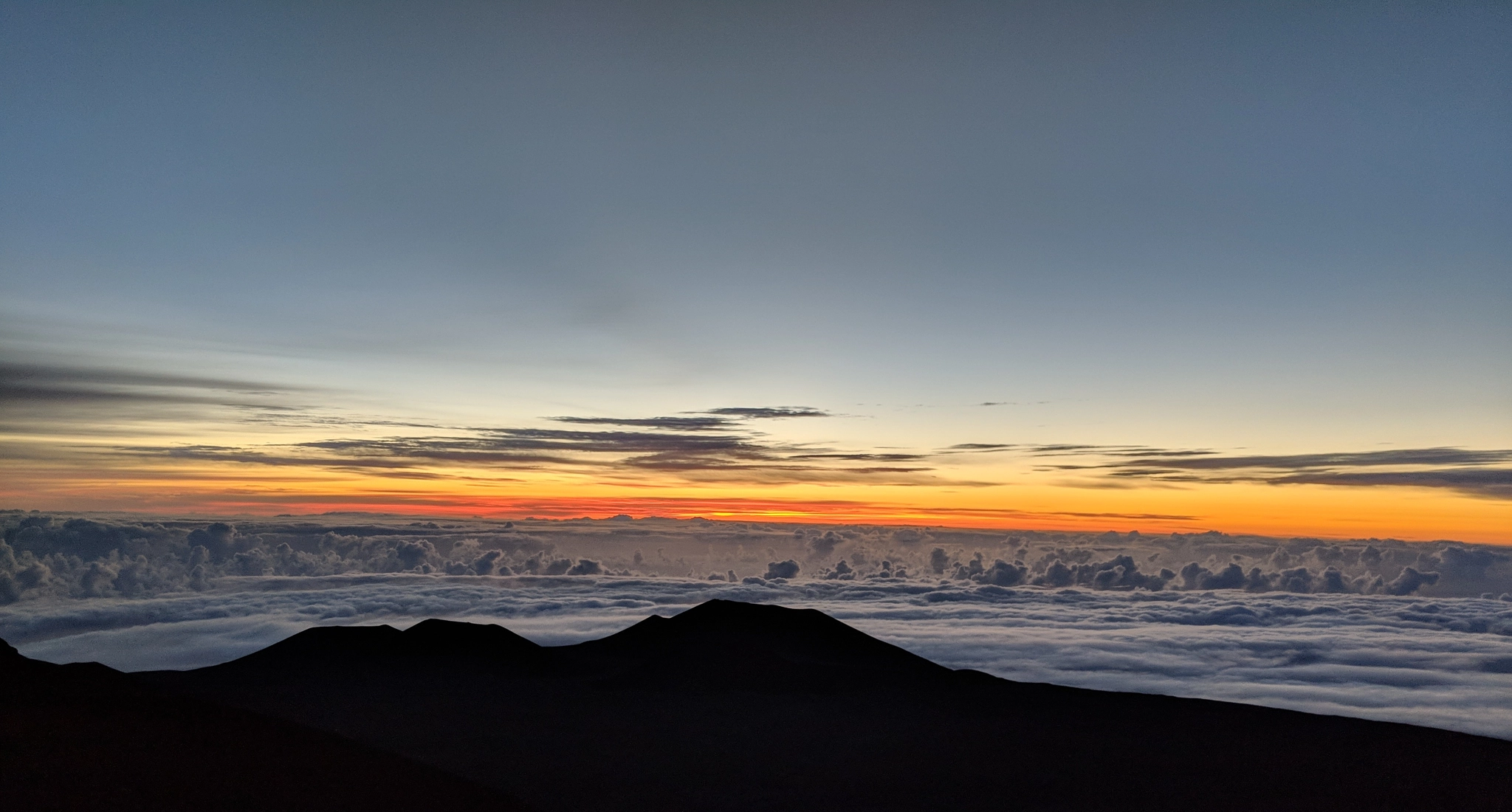 Google Pixel 2 XL sample photo. Mauna kea sunrise photography
