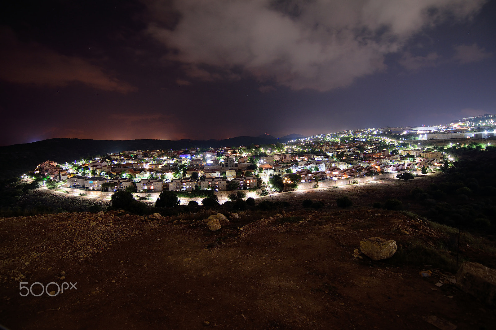Nikon D3300 sample photo. Maalot at night photography