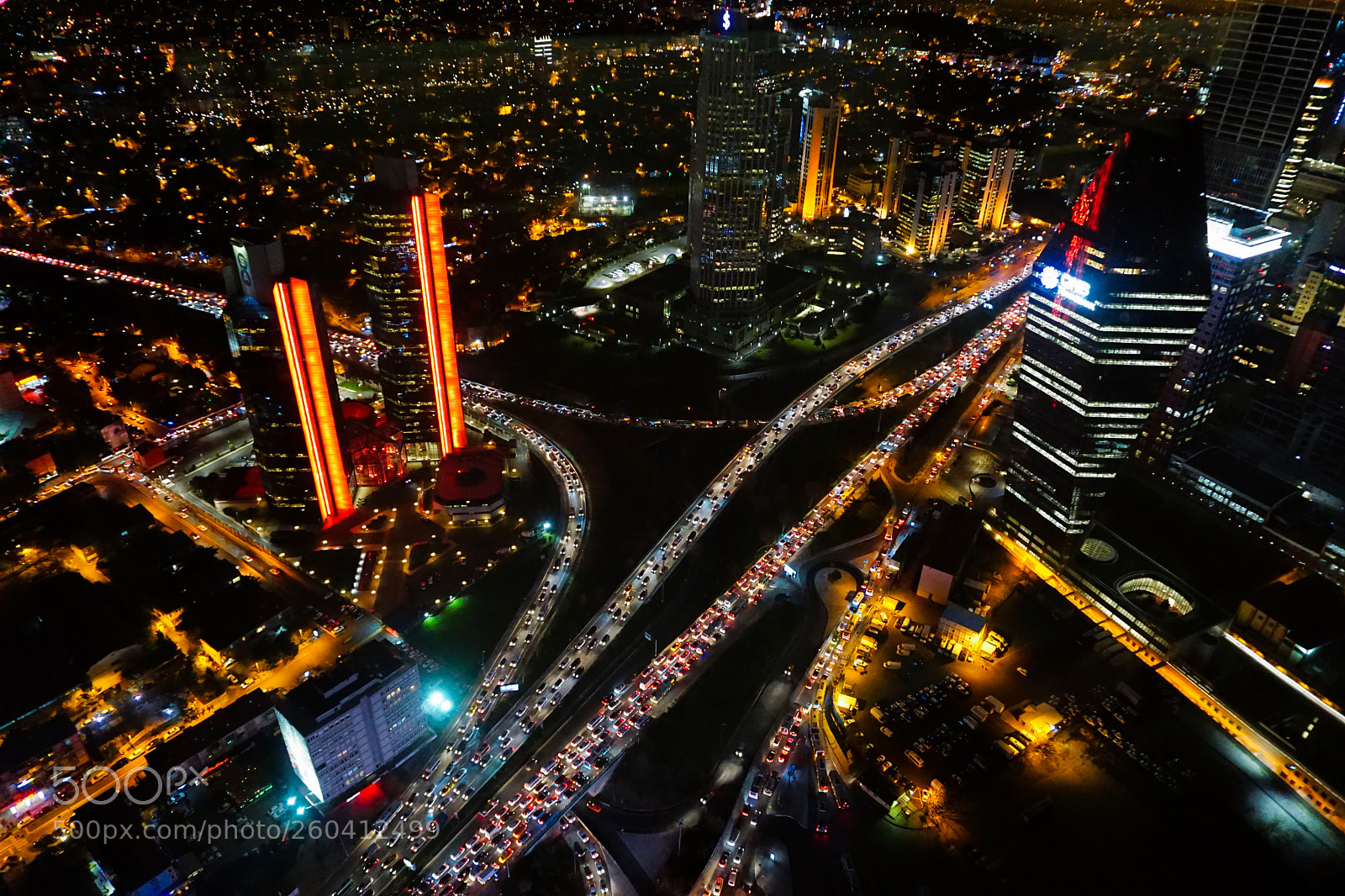Sony a6000 sample photo. Istanbul night view photography
