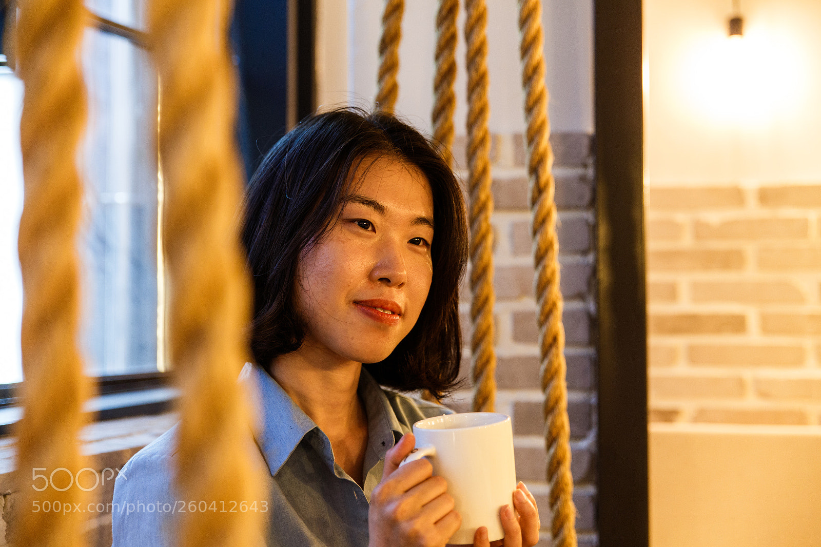 Canon EOS 6D sample photo. Cafe girl photography