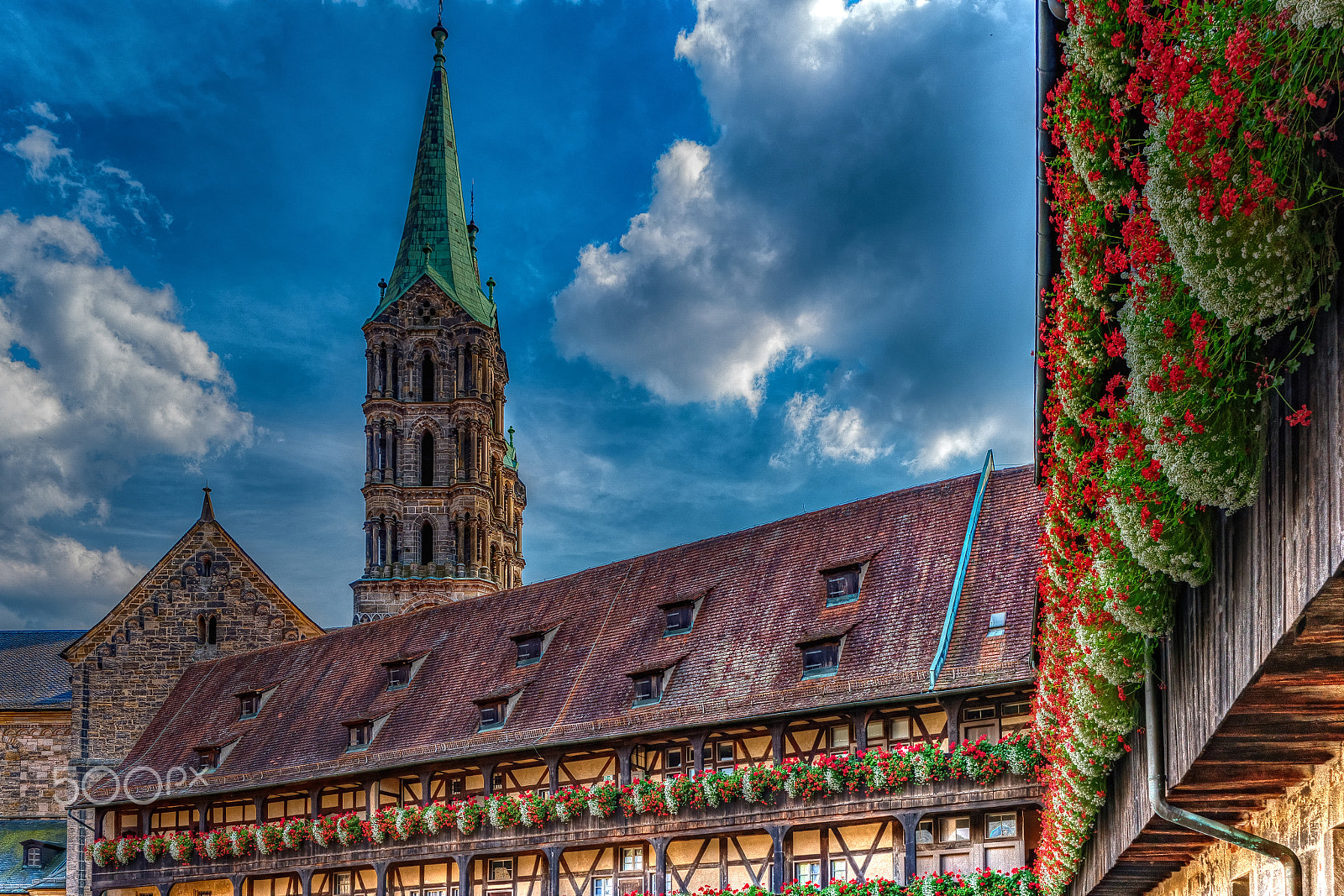 Samsung NX500 sample photo. Bamberg - cathedral and old court photography