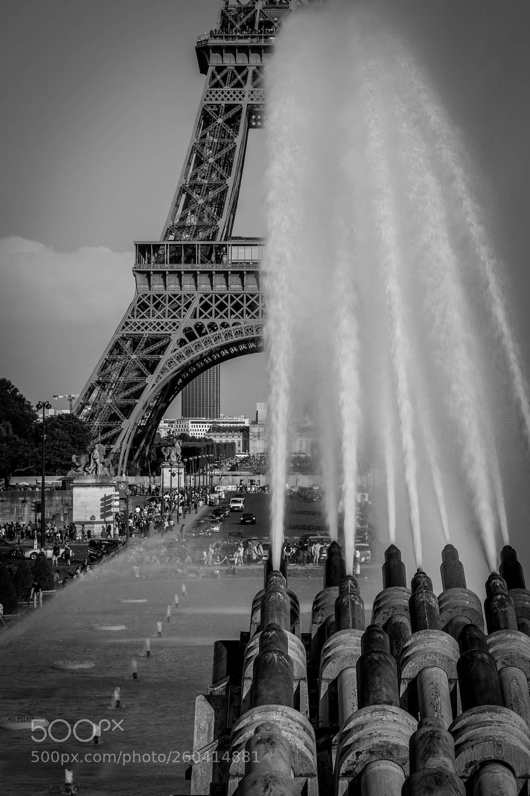 Nikon D5500 sample photo. Jardins de trocadero towards photography