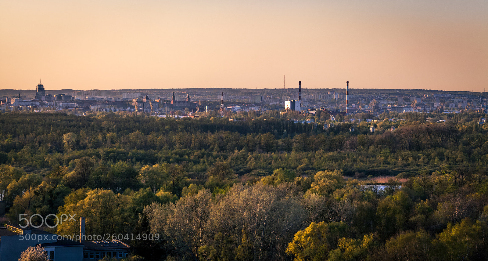Canon EOS 5D Mark II sample photo. Szczecin on the horizon 2 photography