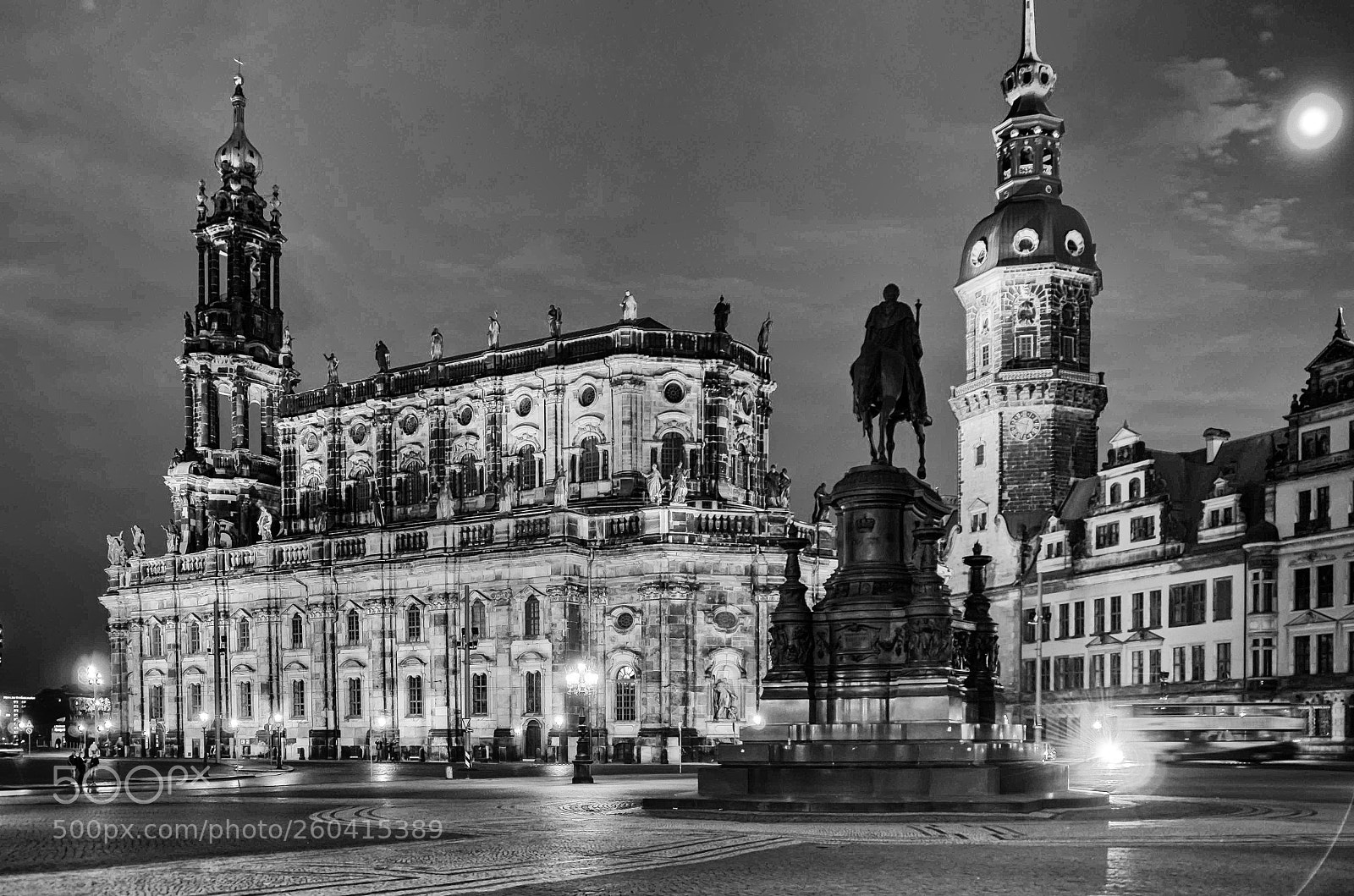 Pentax K-5 sample photo. Dresden: hofkirche bei nacht photography