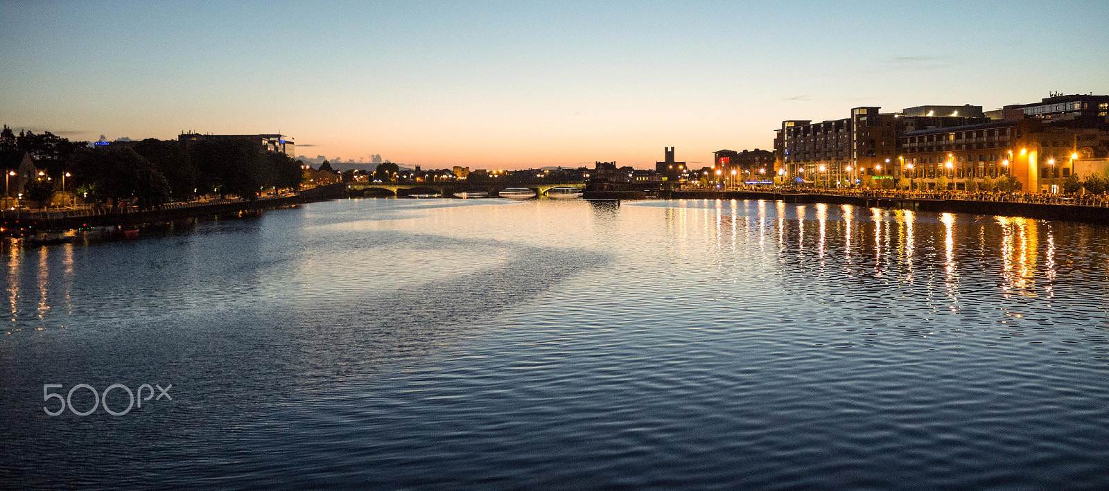 Olympus OM-D E-M10 III sample photo. Limerick city at dawn photography