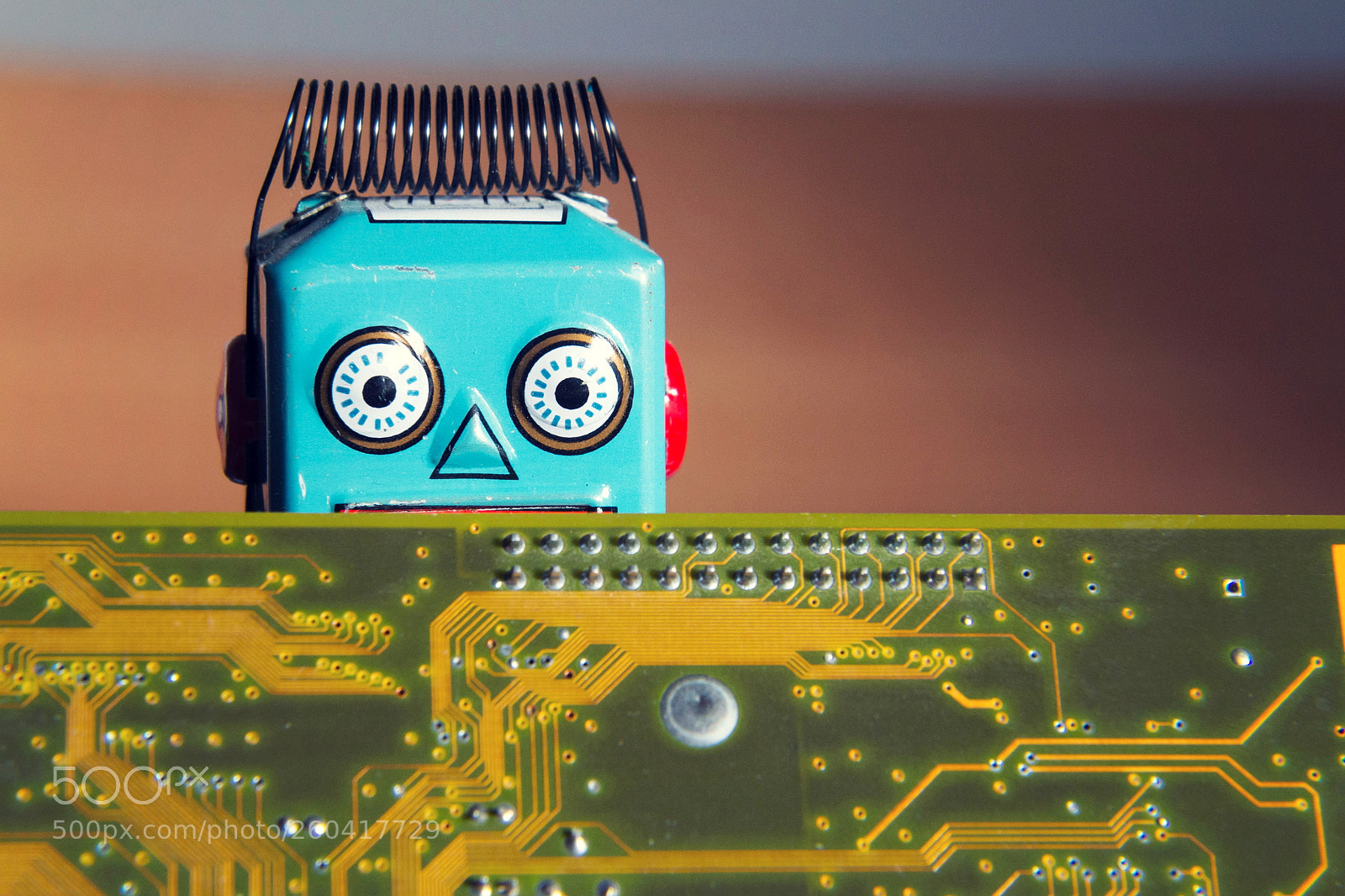 Nikon D3100 sample photo. Vintage tin toy robot photography