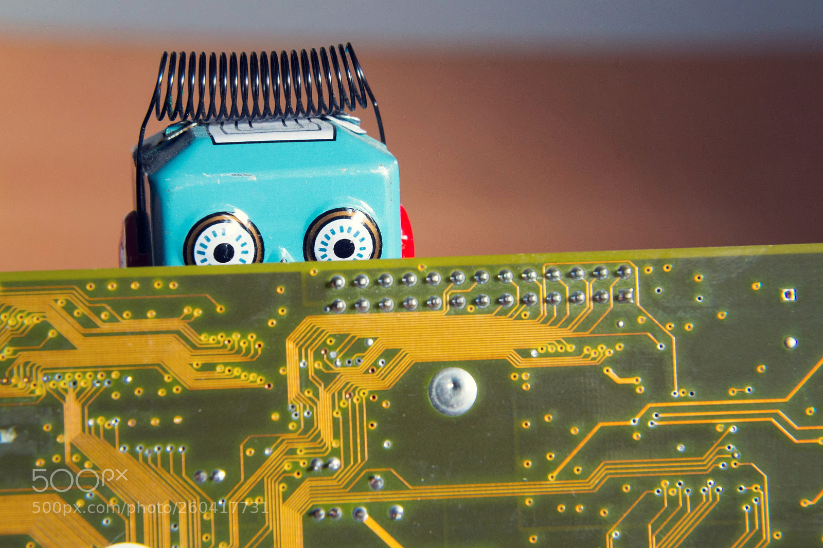 Nikon D3100 sample photo. Vintage tin toy robot photography