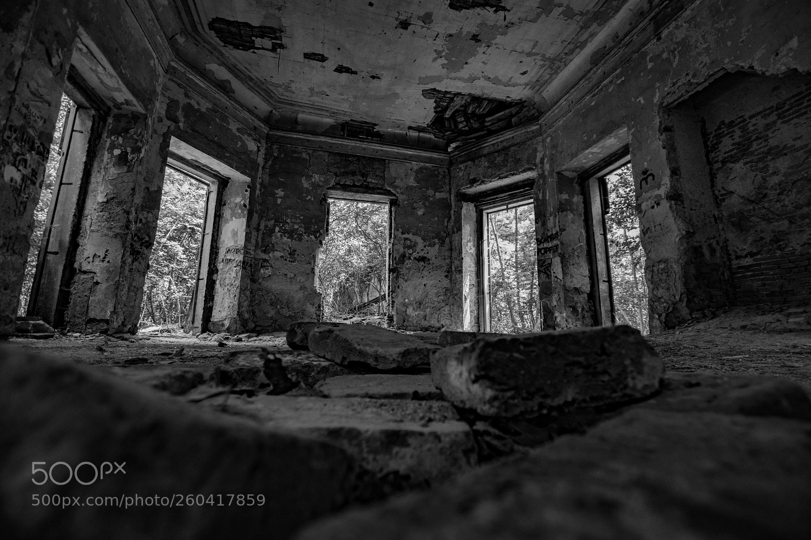 Nikon D5300 sample photo. Old hunting lodge photography
