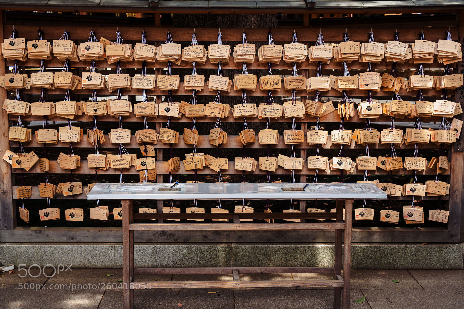 Sony a6300 sample photo. Prayer board at meiji photography
