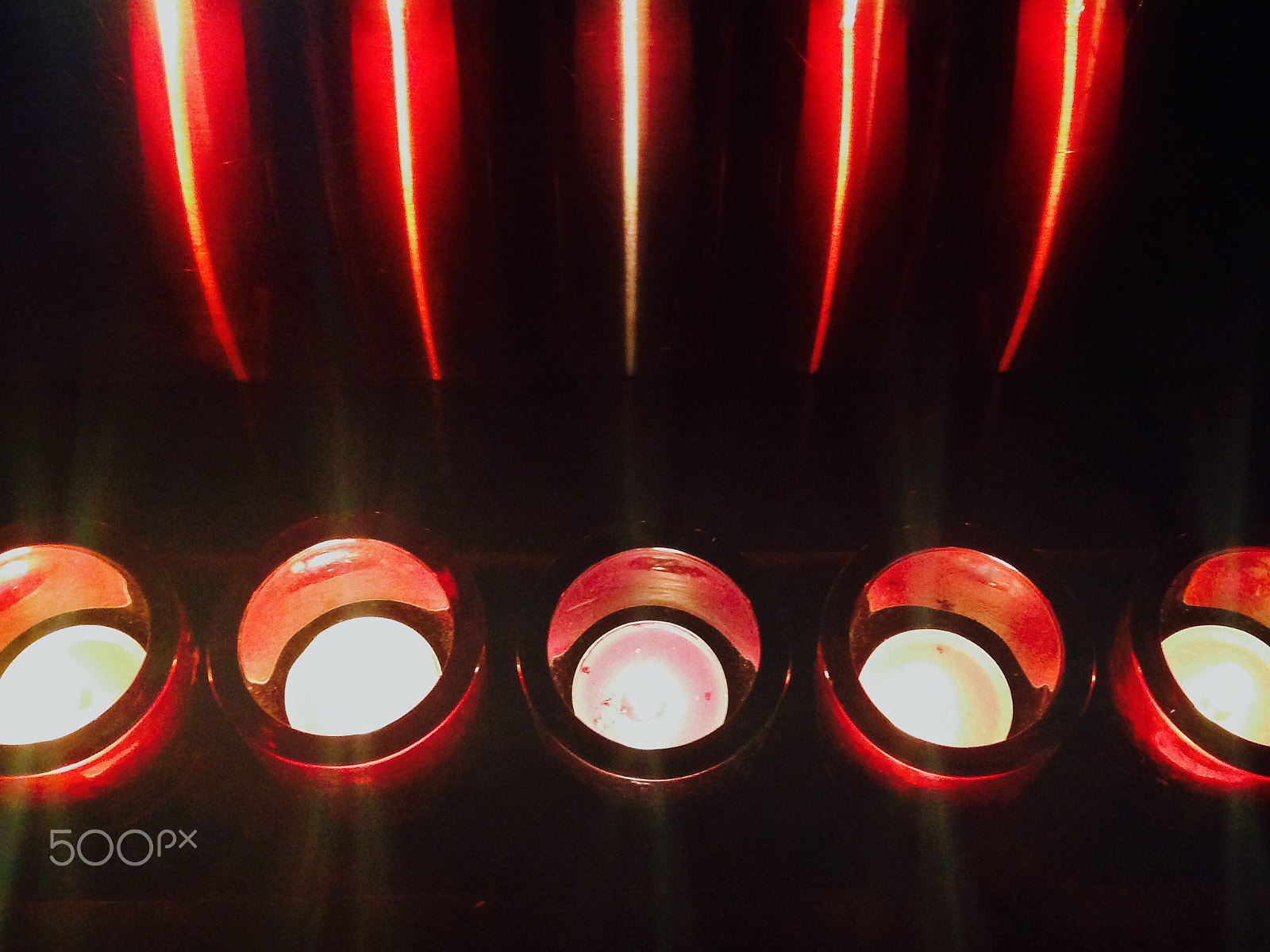 Apple iPhone 5c sample photo. Tea lights photography