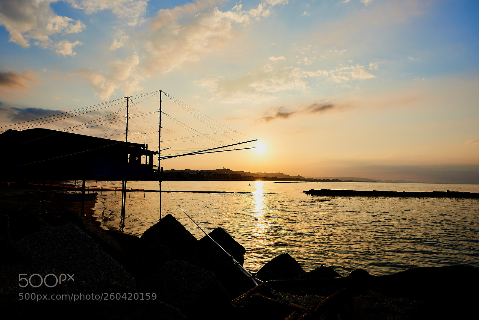 Nikon D750 sample photo. Sunset in pescara photography