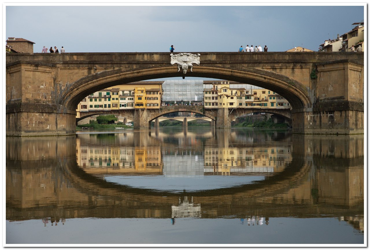 Canon EOS 500D (EOS Rebel T1i / EOS Kiss X3) sample photo. Bridges of florence photography