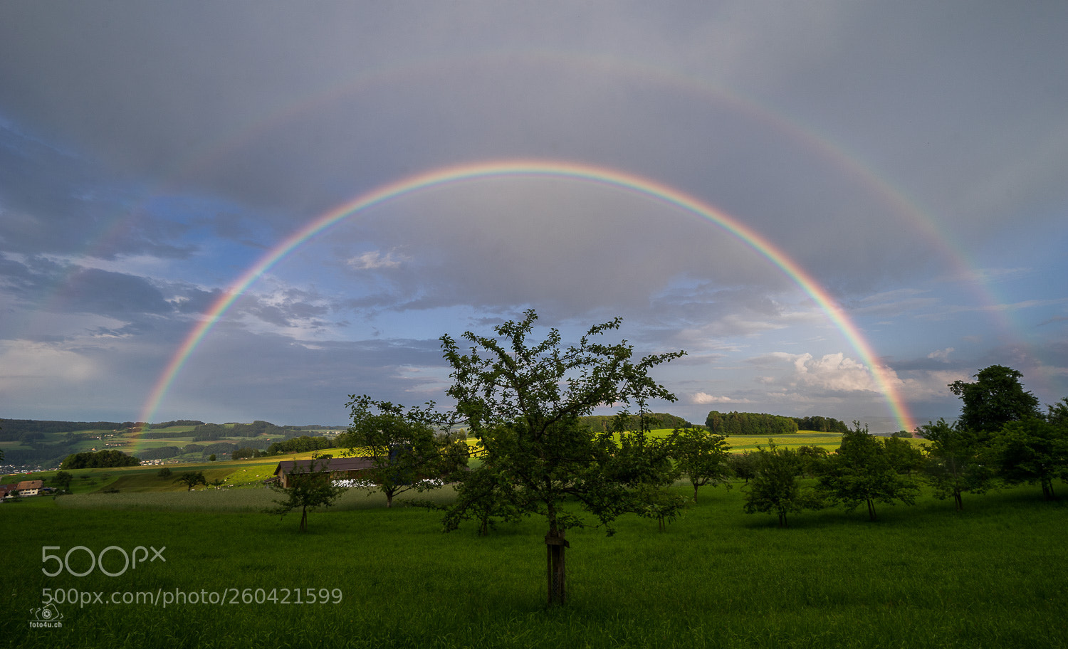 Sony a7 sample photo. Rainbow über dem surental photography