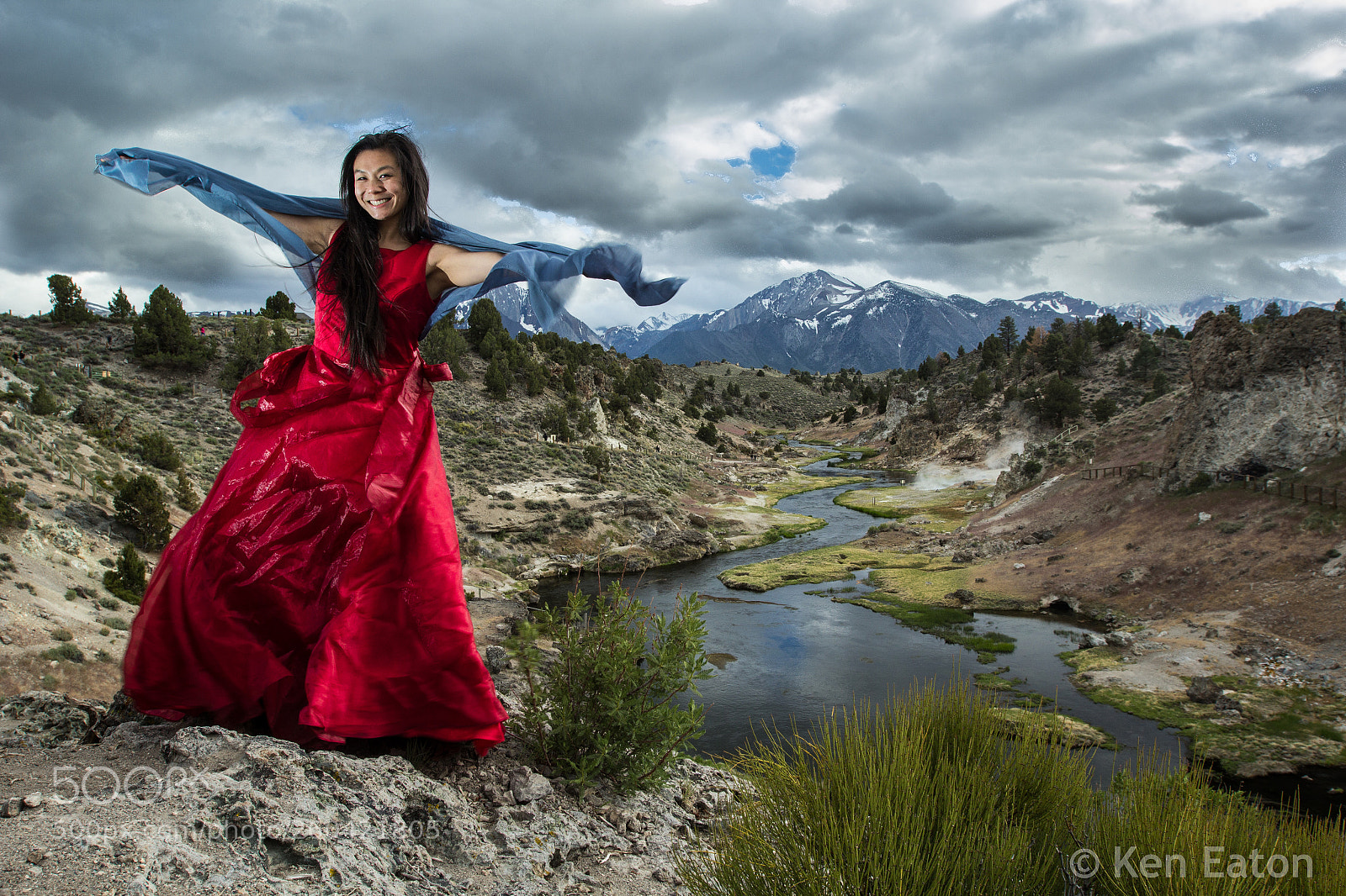 Canon EOS 60D sample photo. Lady in red photography