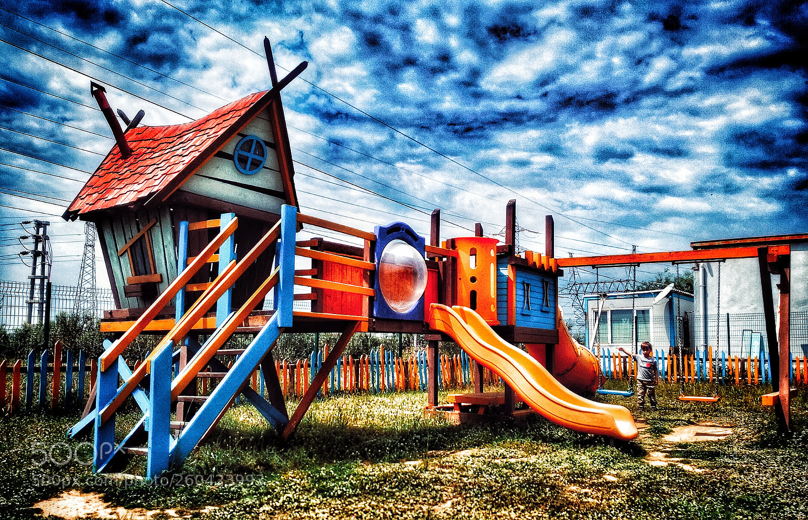 HUAWEI Mate 10 Pro sample photo. Colorful playground photography