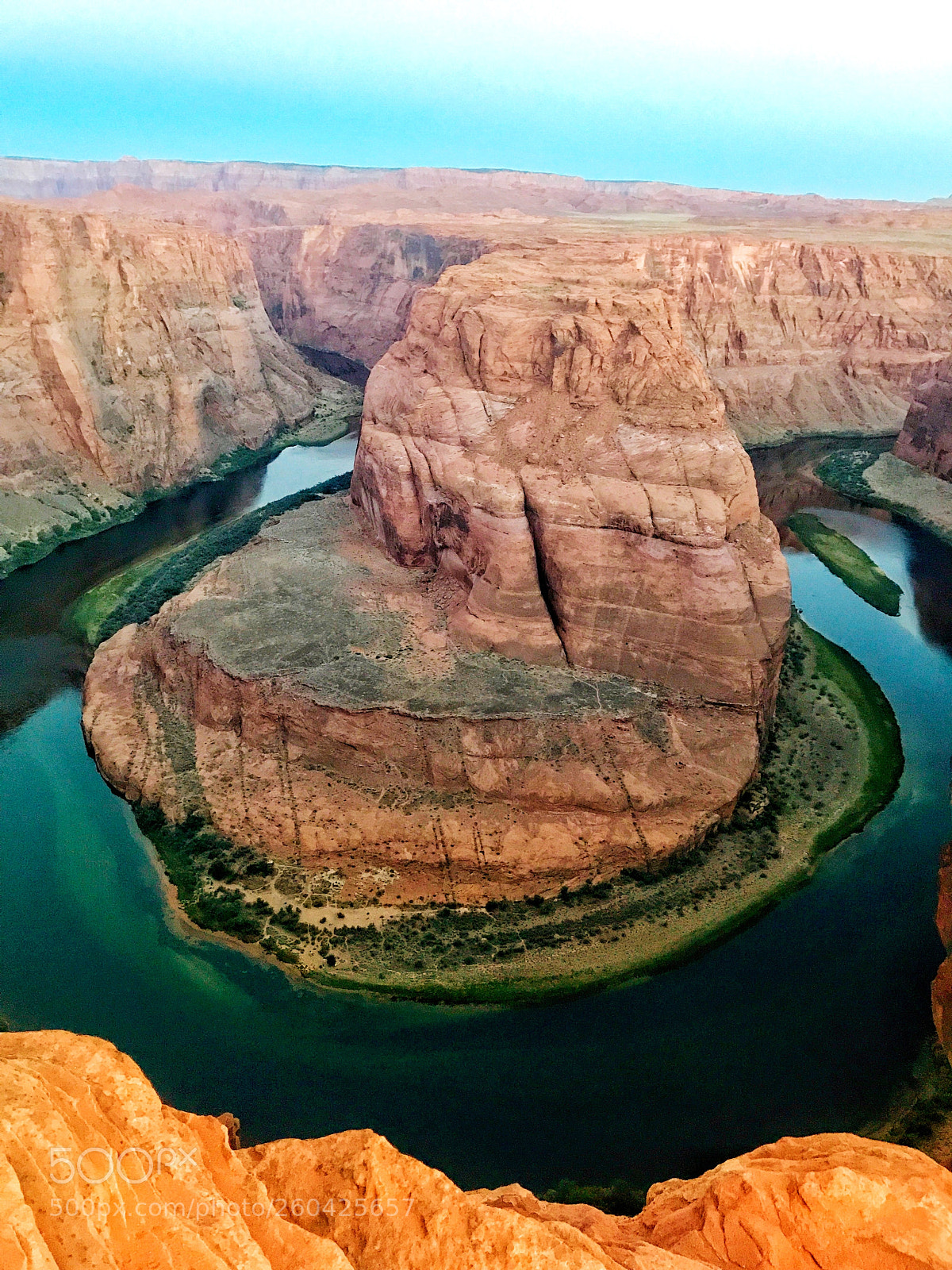 Apple iPhone 7 sample photo. Horseshoe bend photography