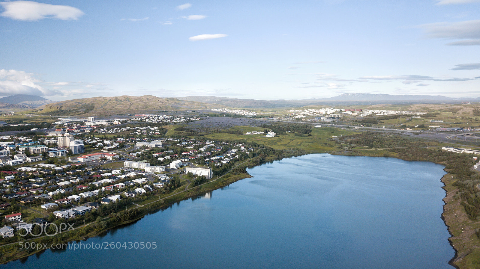 DJI FC220 sample photo. Grafarvogur. reykjavík, iceland. photography