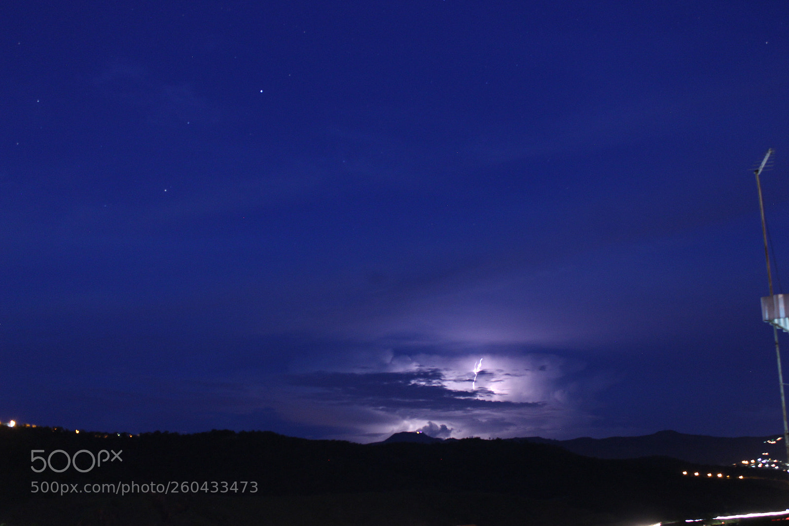 Canon EOS 700D (EOS Rebel T5i / EOS Kiss X7i) sample photo. Thunder night photography