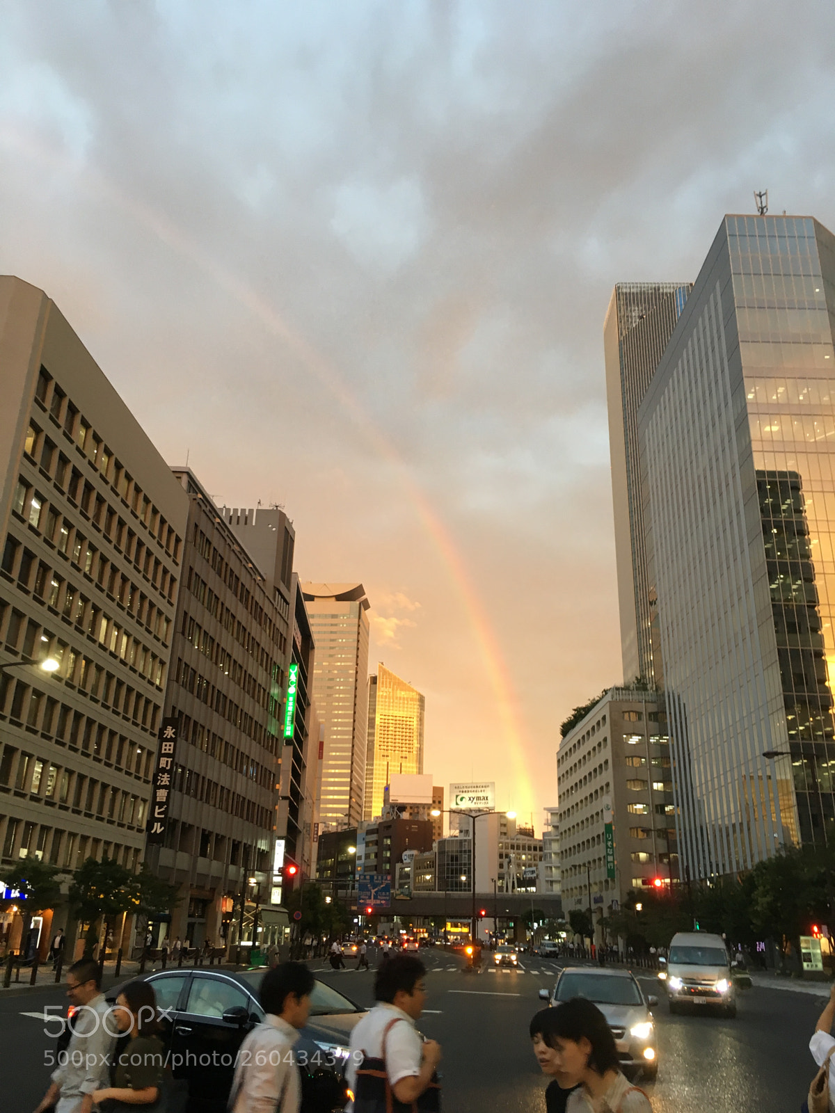 Apple iPhone 6s sample photo. City rainbow photography