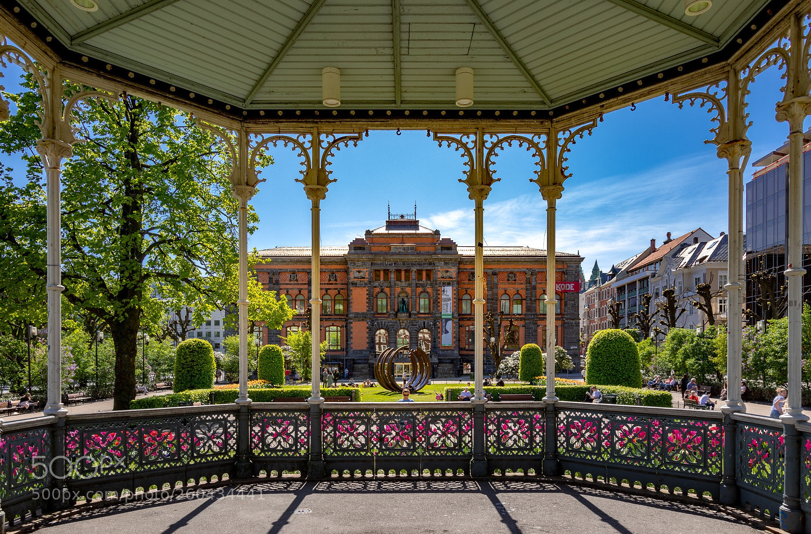 Canon EOS 6D Mark II sample photo. Music pavilion in bergen photography