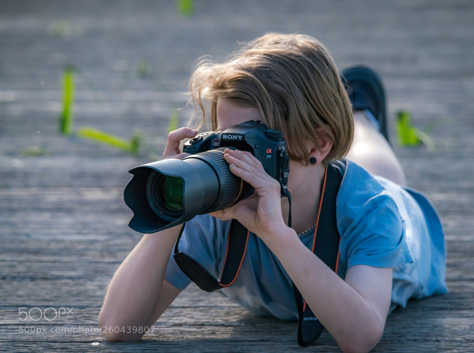 Sony a99 II sample photo. Young wildlife photographer with photography