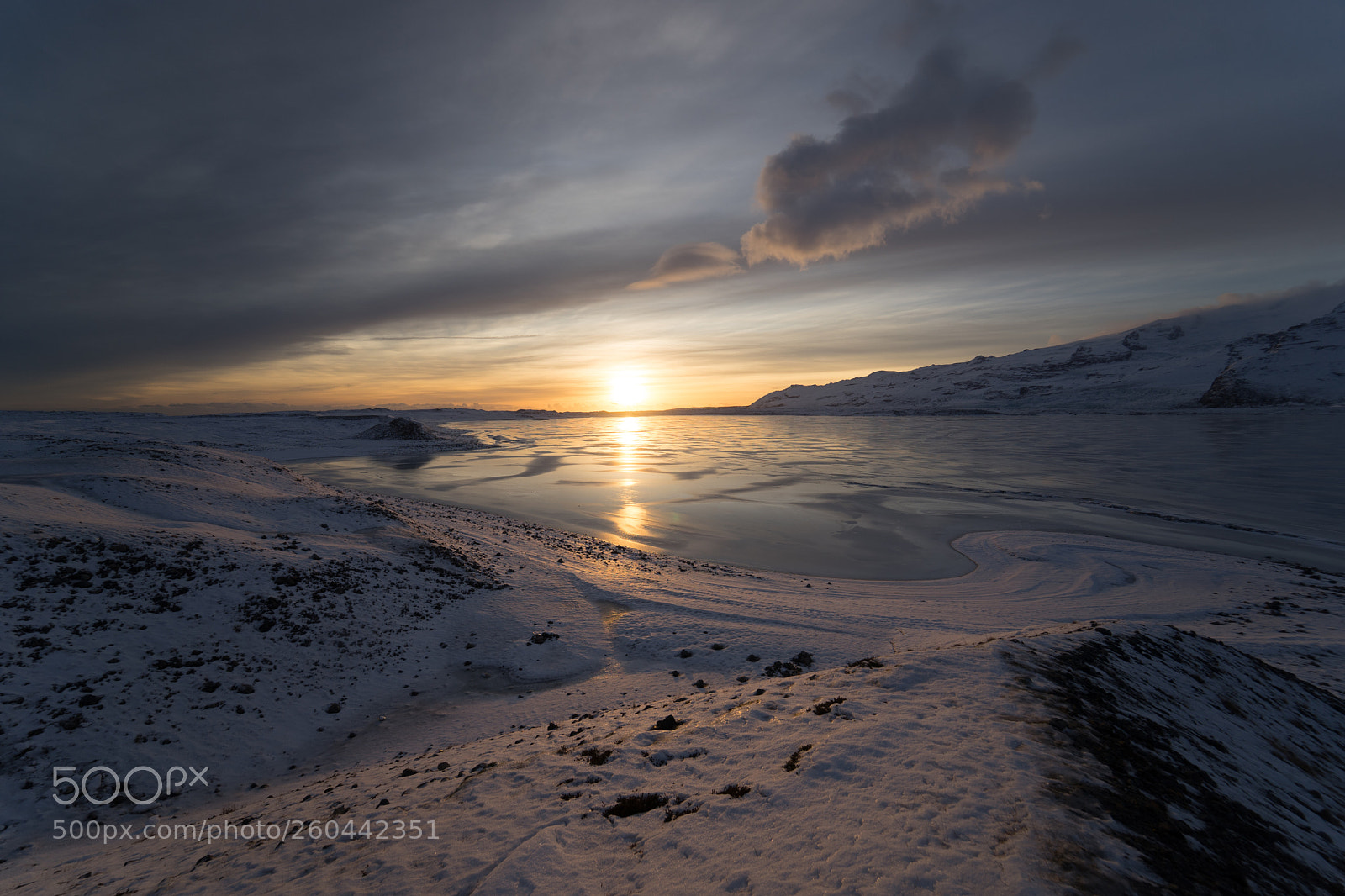 Sony a7 sample photo. Early sunset in iceland photography