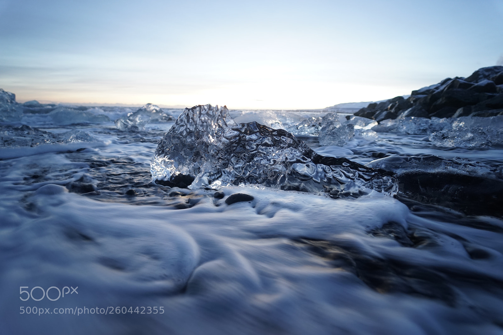 Sony a7 sample photo. Icy foam photography