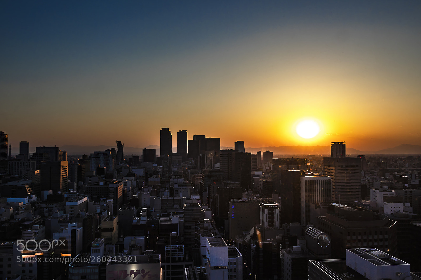 Canon EOS 80D sample photo. Nagoya sunset photography