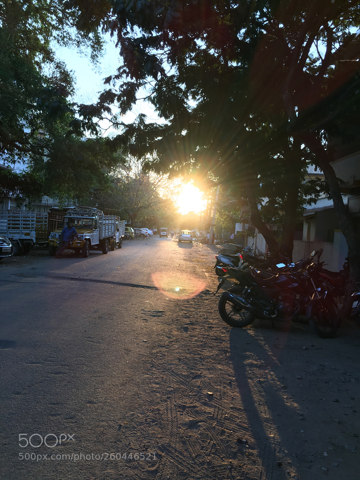 Apple iPhone 6s sample photo. Golden sunset on dusty photography