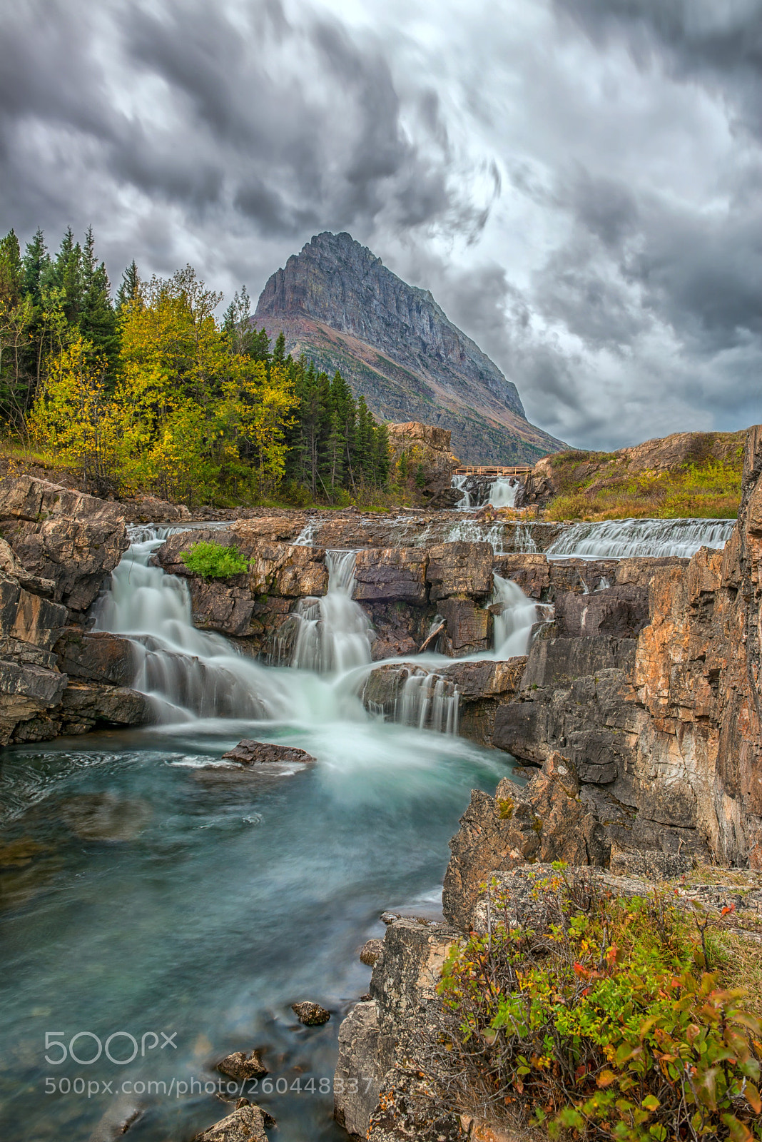 Nikon D800 sample photo. Swiftcurrent falls photography