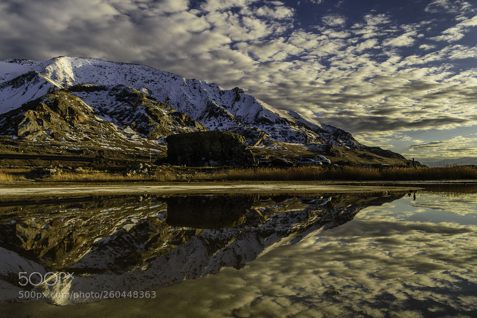 Nikon D5500 sample photo. Oquirrh mountain reflection photography