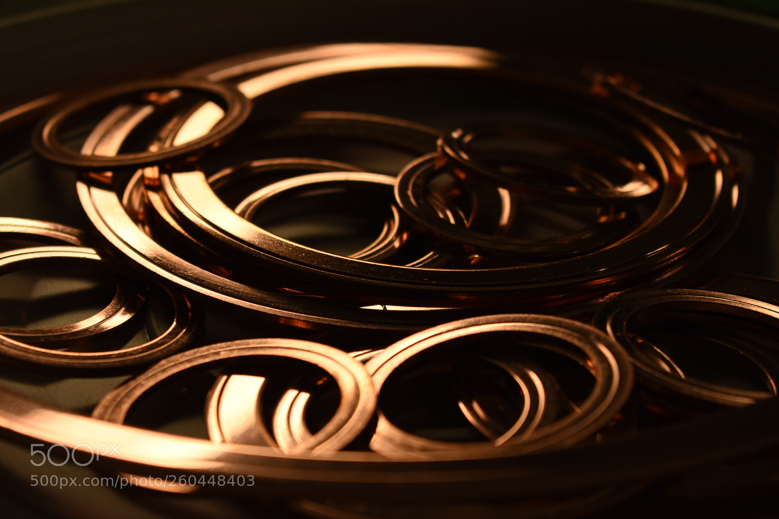 Nikon D3400 sample photo. Copper gaskets photography
