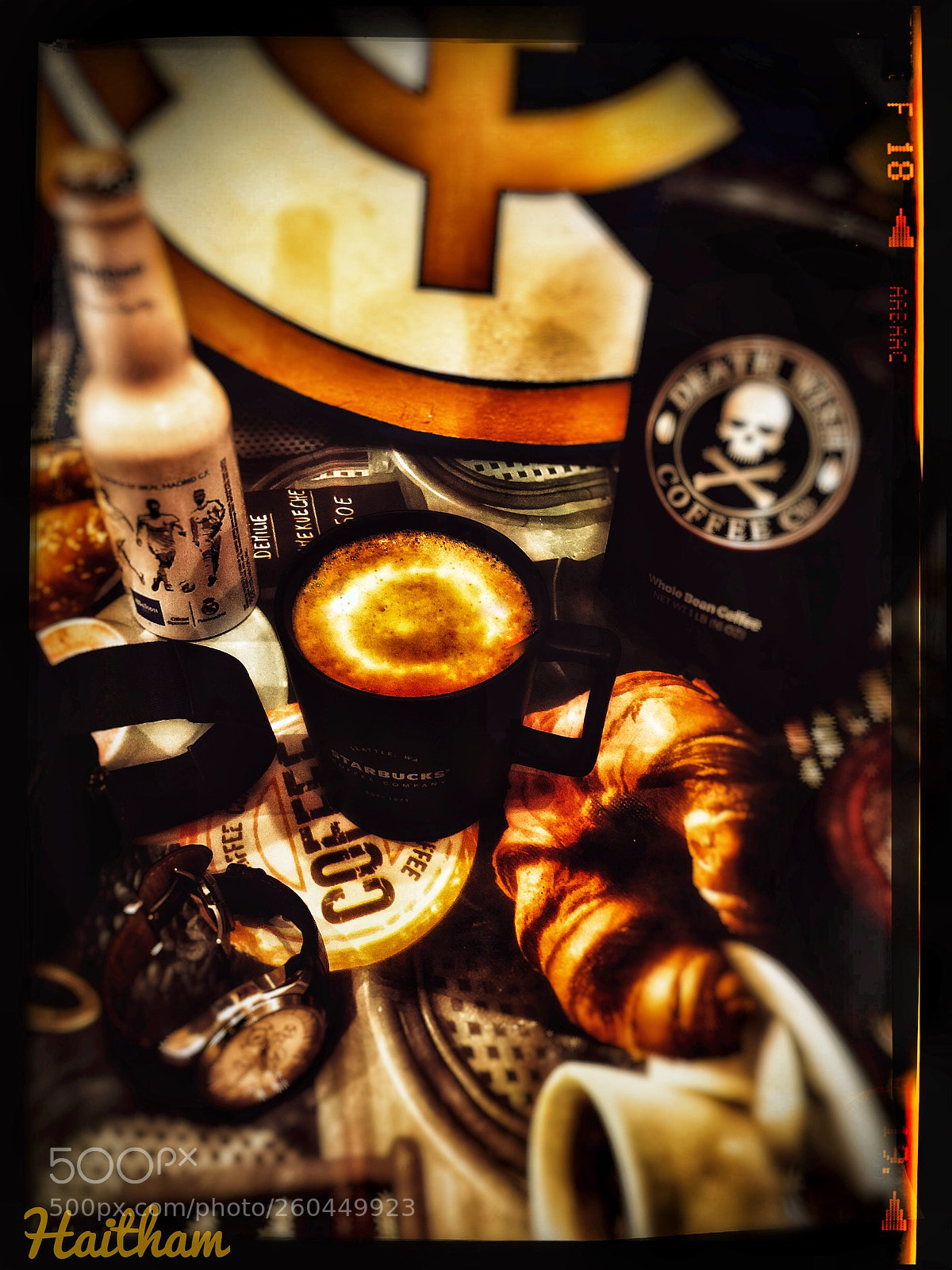 Apple iPhone X sample photo. Real madrid and coffee  photography