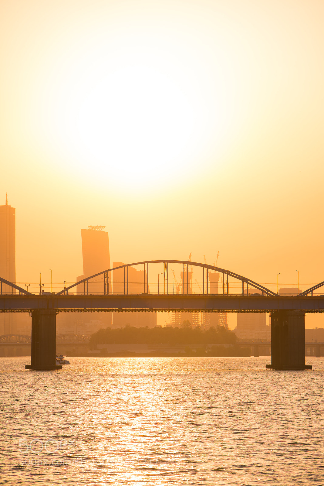 Nikon D800 sample photo. Train with sunset photography